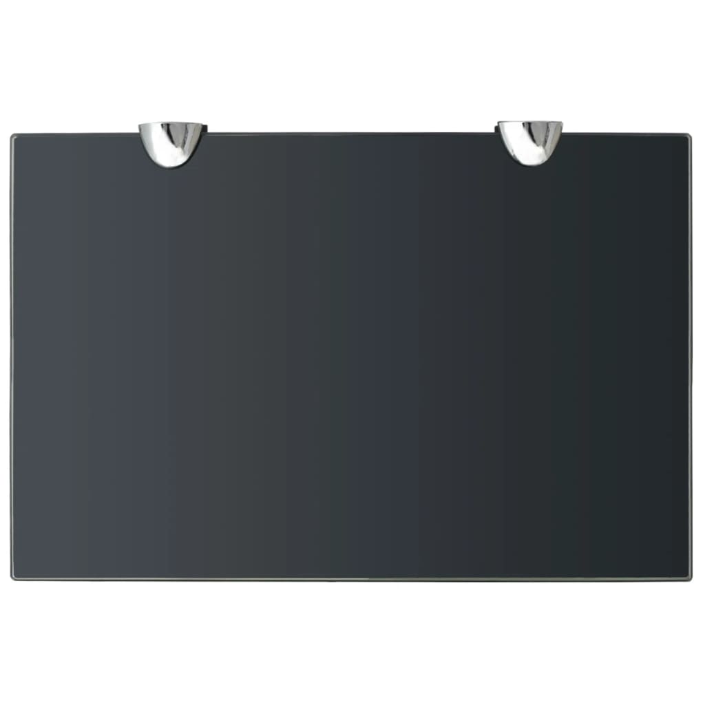 Zwevend Schap 8 Mm Glas 1 30 x 20 cm Zwart