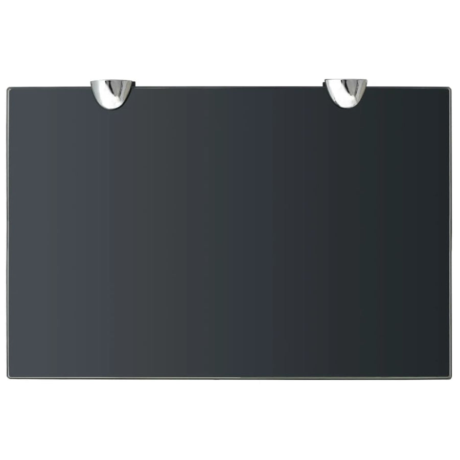 Zwevend Schap 8 Mm Glas 1 30 x 20 cm Zwart
