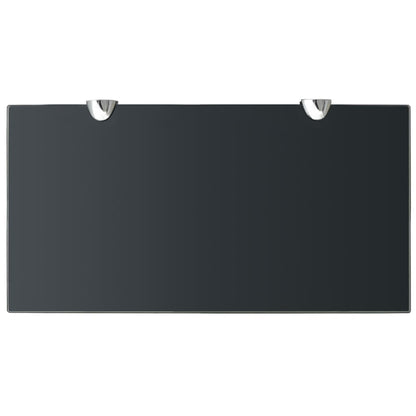 Zwevend Schap 8 Mm Glas 1 40 x 20 cm Zwart