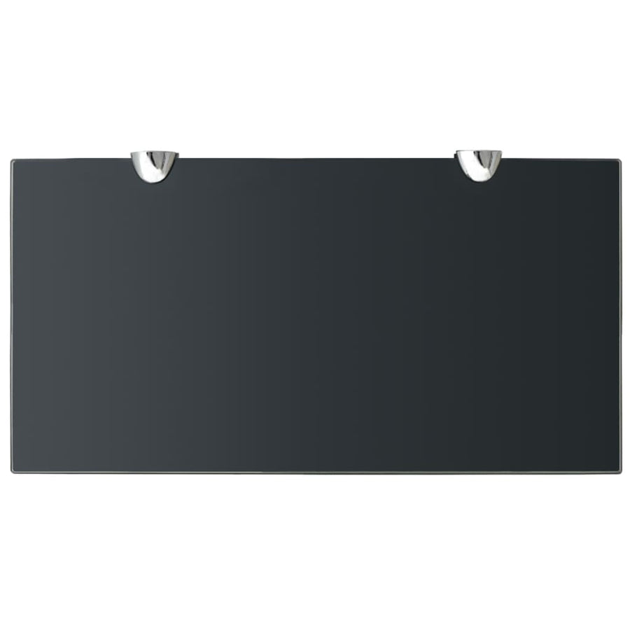 Zwevend Schap 8 Mm Glas 1 40 x 20 cm Zwart