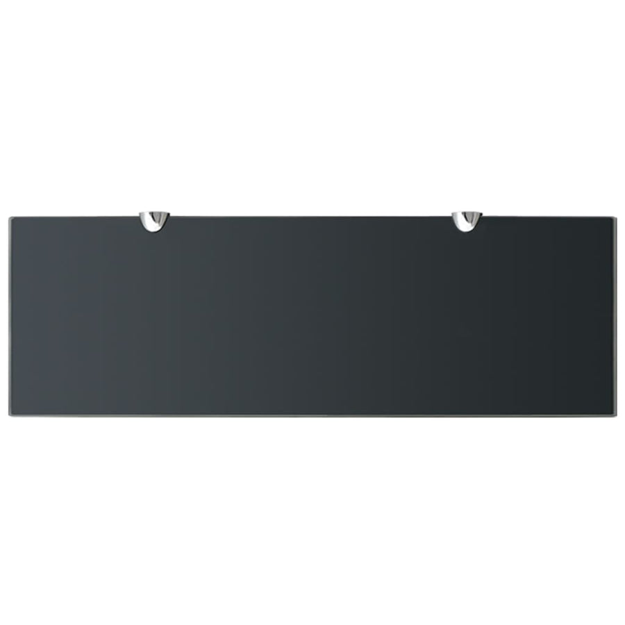 Zwevend Schap 8 Mm Glas 1 60 x 20 cm Zwart