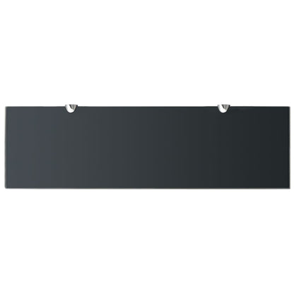 Zwevend Schap 8 Mm Glas 1 70 x 20 cm Zwart