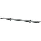 Floating shelf 90x20 cm 8 mm glass