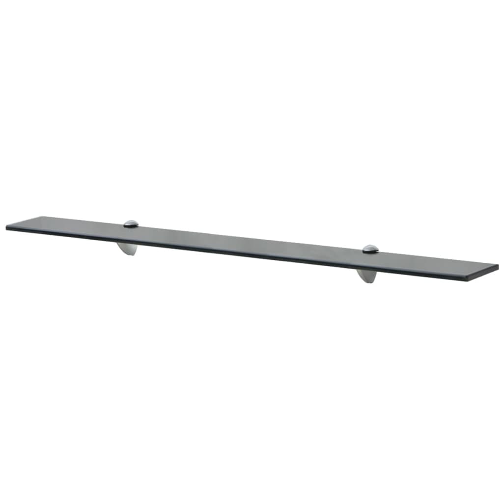 Zwevende Plank 8 Mm Glas 1 90 x 20 cm Zwart