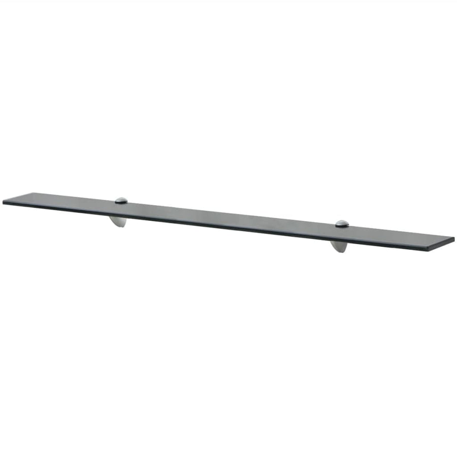 Zwevend Schap 8 Mm Glas 1 100 x 20 cm Zwart