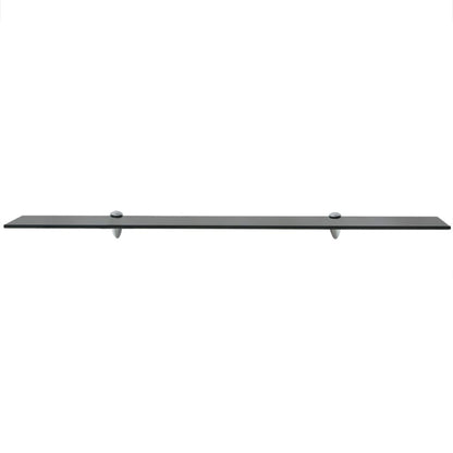 Zwevend Schap 8 Mm Glas 1 100 x 20 cm Zwart