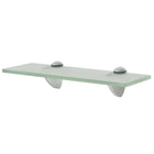 Zwevend schap 30x20 cm glas mat