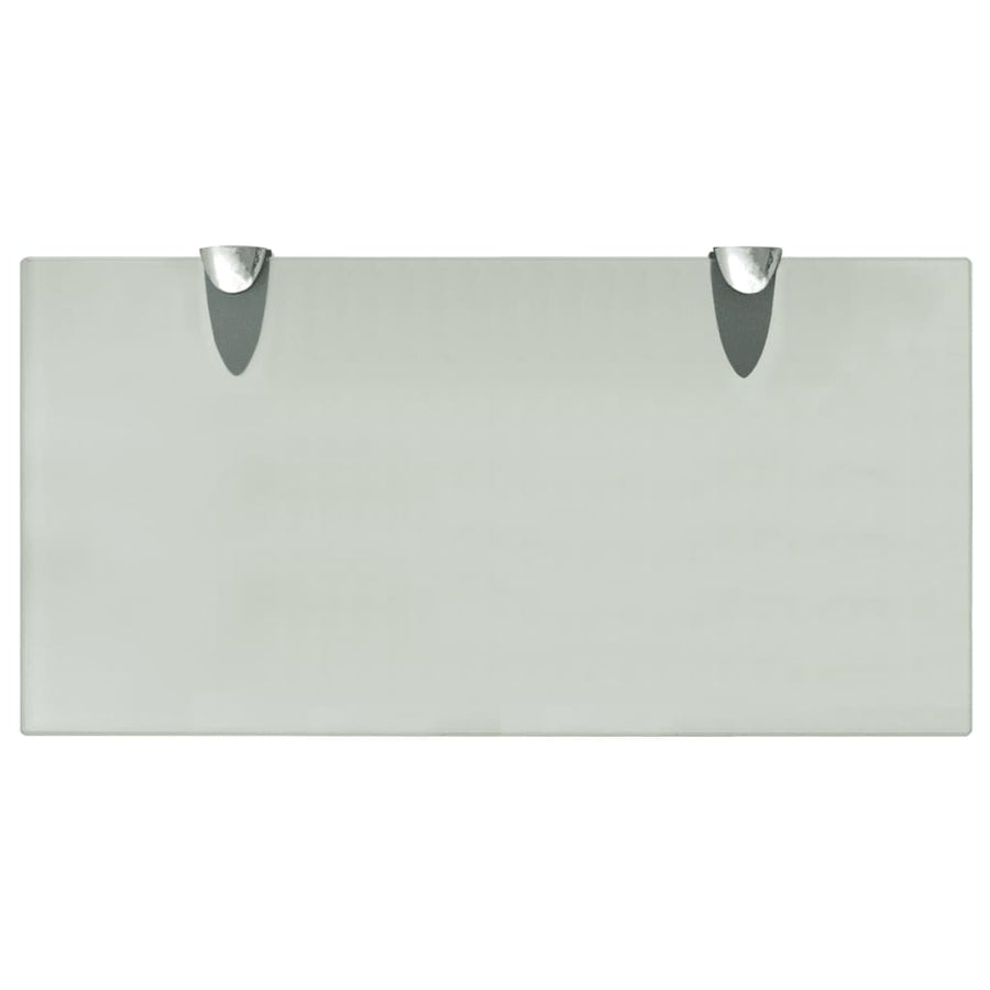 Zwevend Schap 8 Mm Glas 1 40 x 20 cm Wit