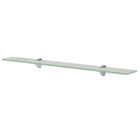 Zwevend schap 80x20 cm matglas