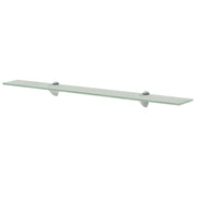 Zwevend schap 80x20 cm matglas