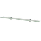 Zwevende plank 90x20 cm glas matglas