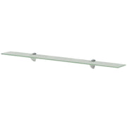Zwevende plank 90x20 cm glas matglas