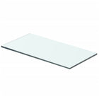 Transparent wall shelf 40x15 cm glass