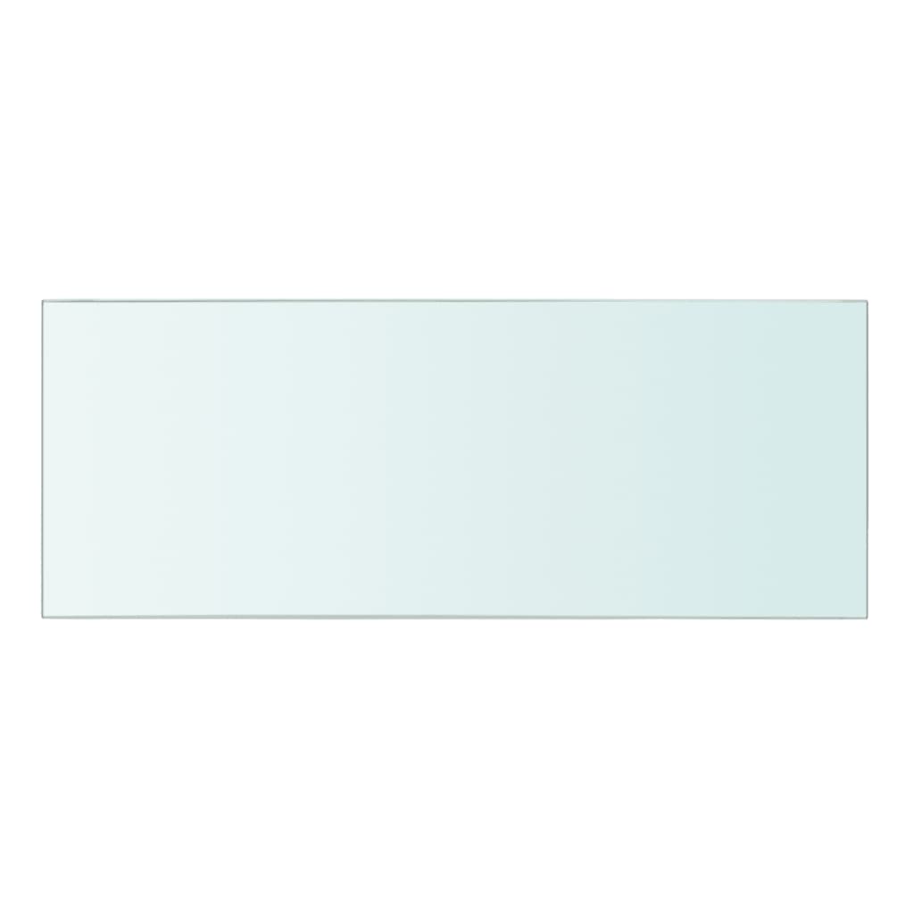 Wandschap Transparant Glas Zwart 1 40 x 15 cm