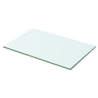 Wall shelf transparent 50x25 cm glass