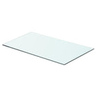 Wandschap glas 60x30 cm transparant