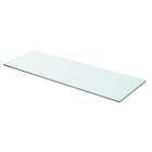 Wandschap glas 70x25 cm transparant