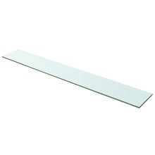 Wandschap Transparant Glas 1 100 x 15 cm