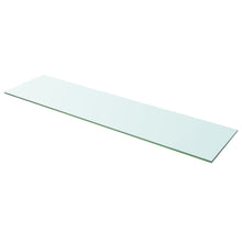 Wandschap Transparant Glas 1 100 x 25 cm