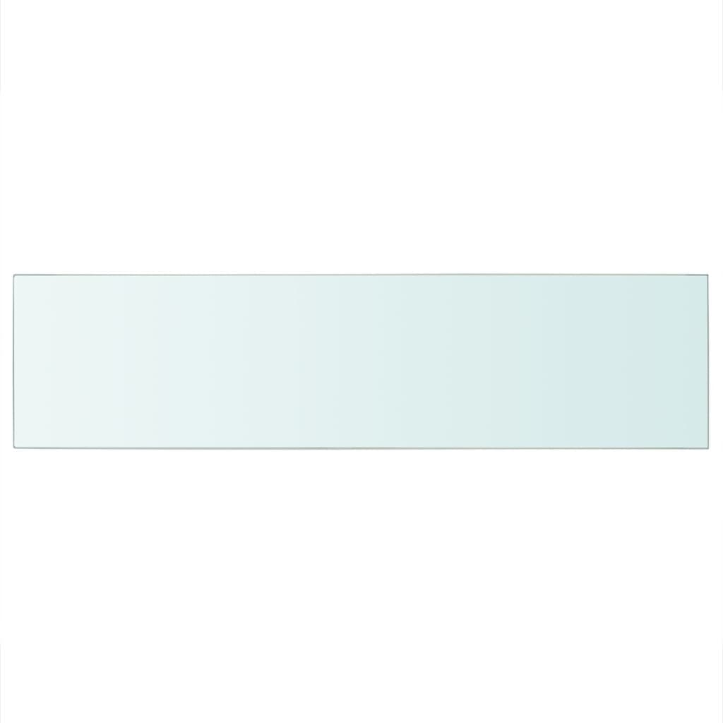 Wandschap Transparant Glas 1 100 x 25 cm
