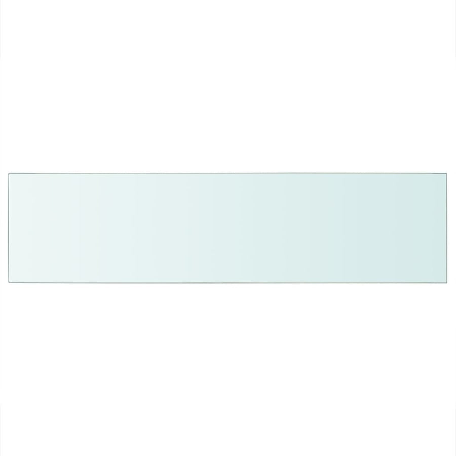Wandschap Transparant Glas 1 100 x 25 cm