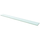 Wandschap 110x12 cm glas