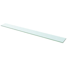 Wandschap Transparant Glas Wit 1 110 x 12 cm