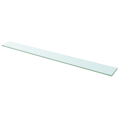 Wandschap Transparant Glas Wit 1 110 x 12 cm