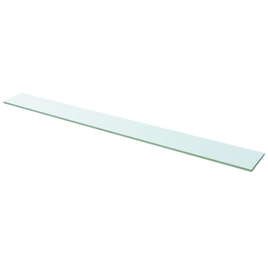 Wandschap Transparant Glas Wit 1 110 x 12 cm
