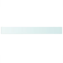 Wandschap Transparant Glas Wit 1 110 x 12 cm