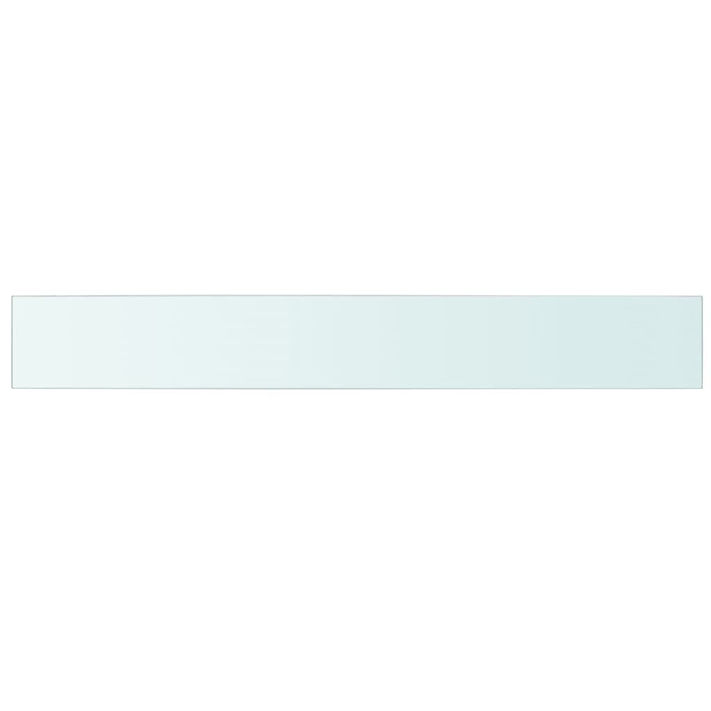 Wandschap Transparant Glas 1 110 x 15 cm