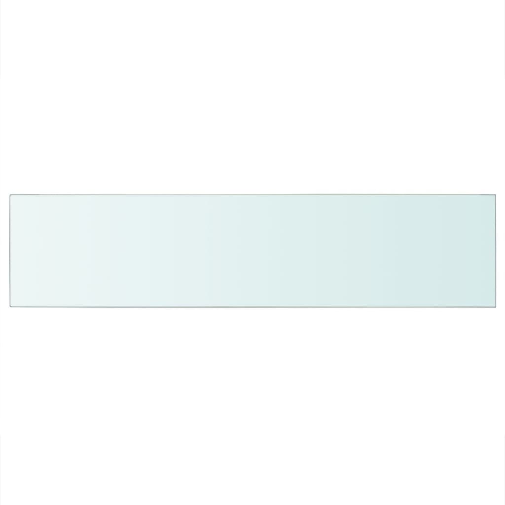 Wandschap Transparant Glas 1 110 x 25 cm