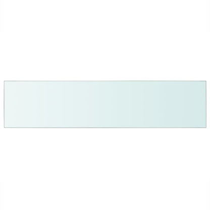Wandschap Transparant Glas 1 110 x 25 cm