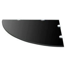 Hoekschap Met Chromen Dragers Glas 1 45 x 45 cm Zwart