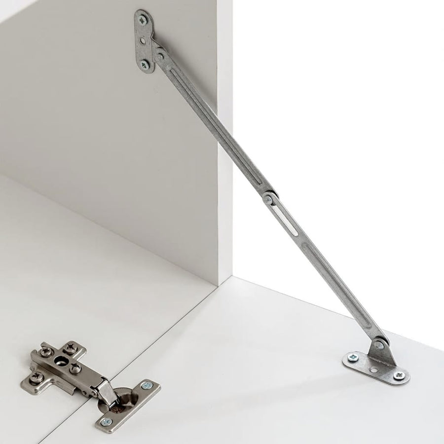 Muurvitrine Tv-Meubel Met Led-Verlichting 5-Delig Zwart