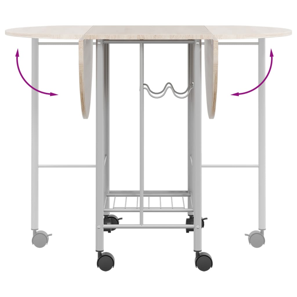 Eetkamerset Opvouwbaar -Dlg Mdf Beige