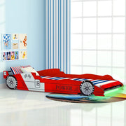 Kinderbed raceauto rood 90x200 cm