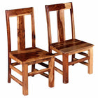 Eetkamerstoelen 2 st massief acaciahout 44x54x100 cm