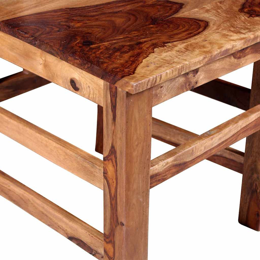 Eetkamerstoelen 2 st massief acaciahout