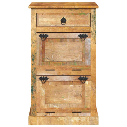 Schoenenkast met lade 4-laags massief gerecycled hout