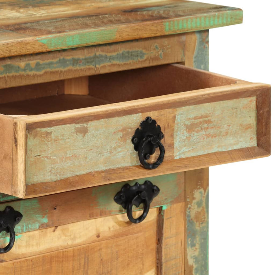 Schoenenkast met lade 4-laags massief gerecycled hout