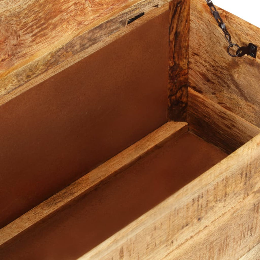 Salontafel 70X70X40 Cm Ruw Mangohout Bruin