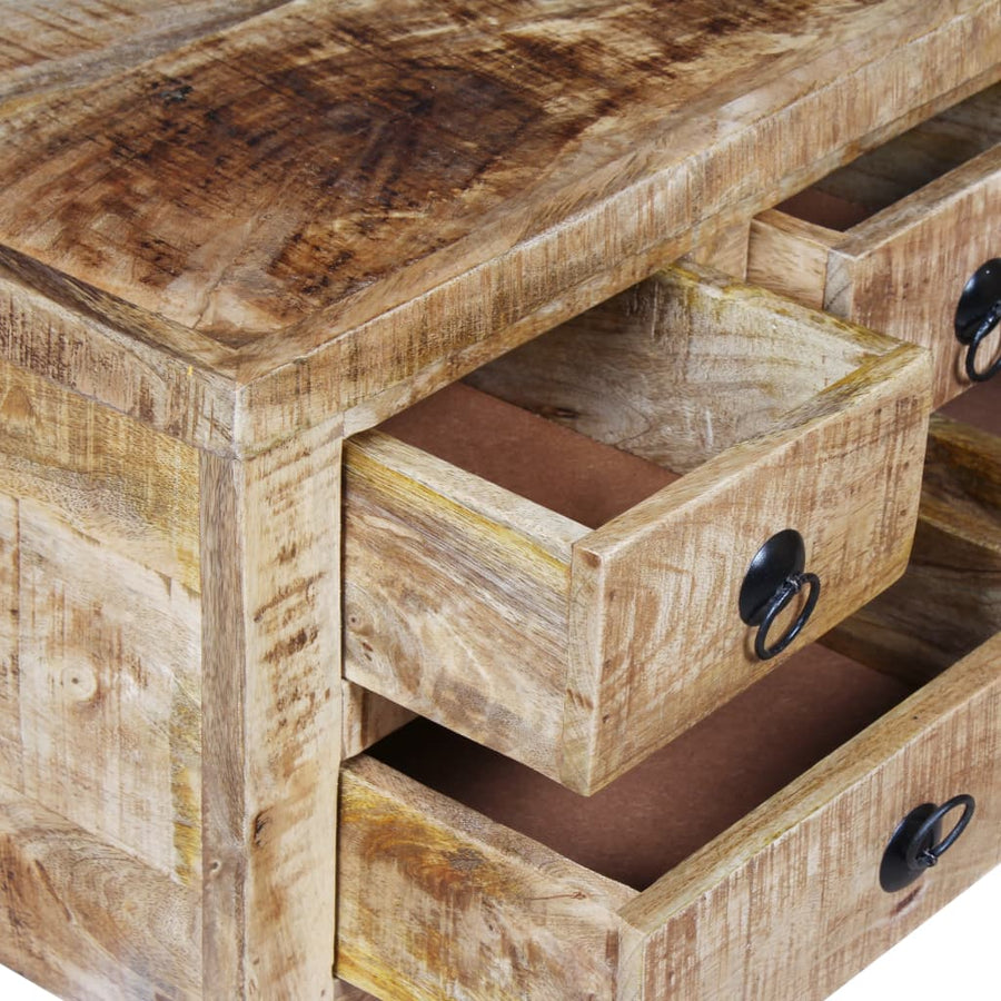 Salontafel 70X70X40 Cm Ruw Mangohout Bruin