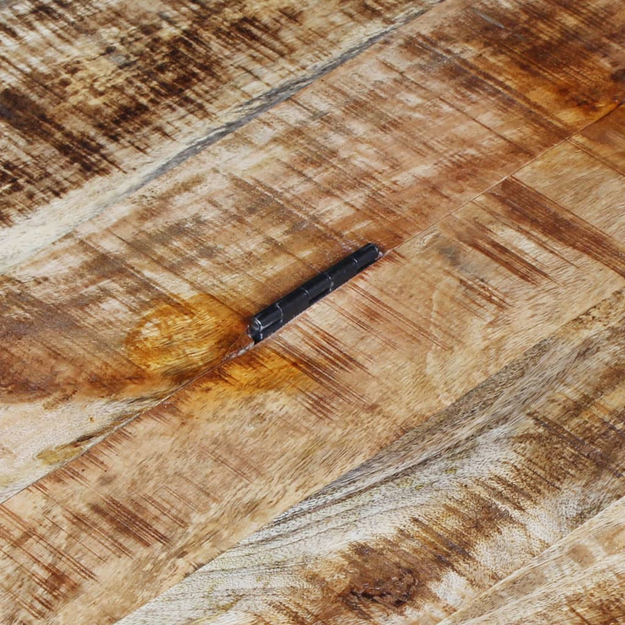 Salontafel 70X70X40 Cm Ruw Mangohout Bruin