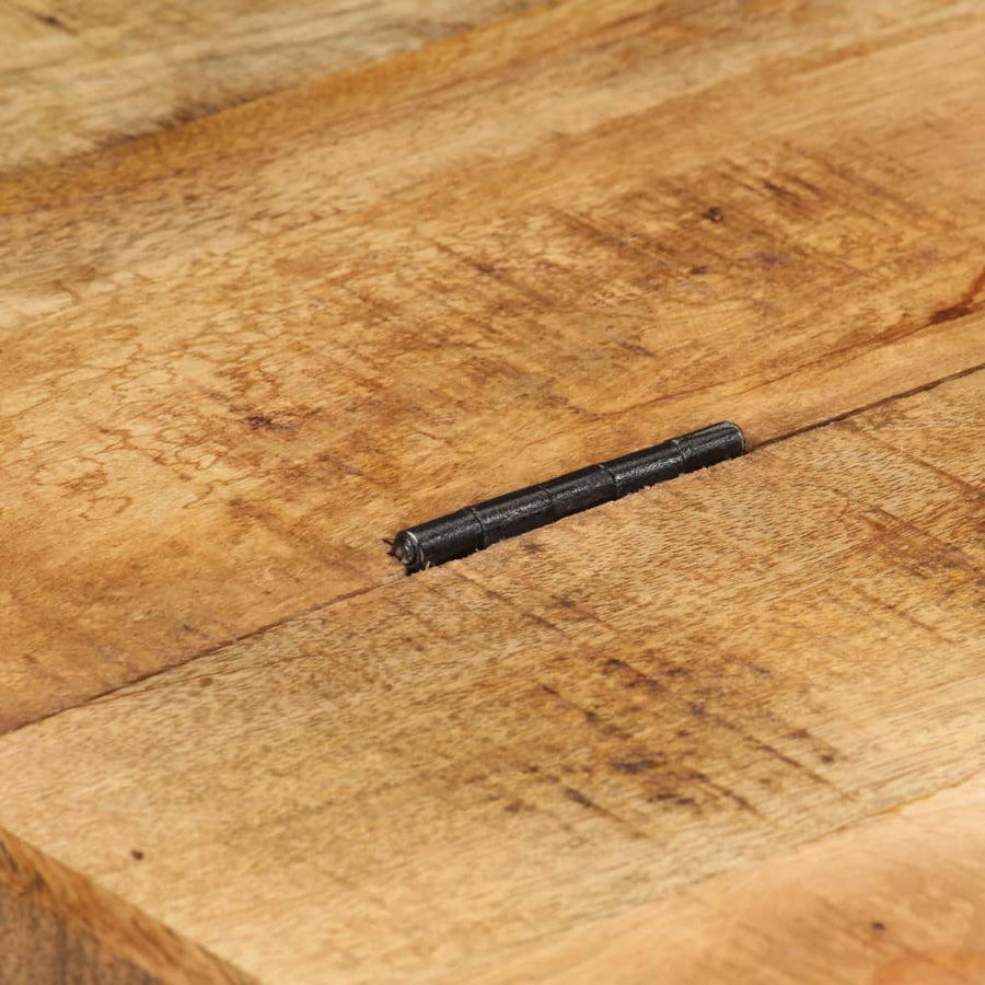 Salontafel 70X70X40 Cm Ruw Mangohout Bruin
