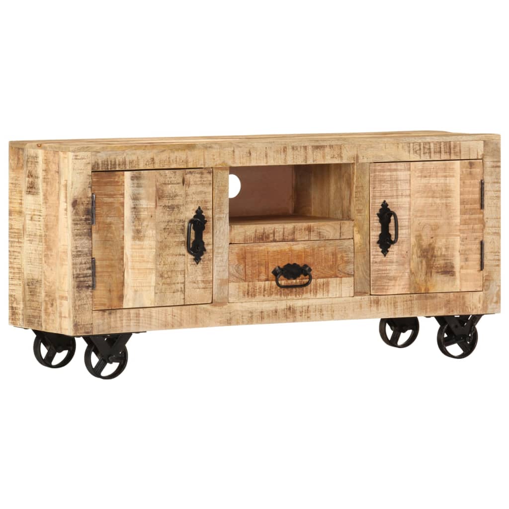 Tv-Meubel Ruw Mangohout 110 x 30 x 50 cm massief mangohout