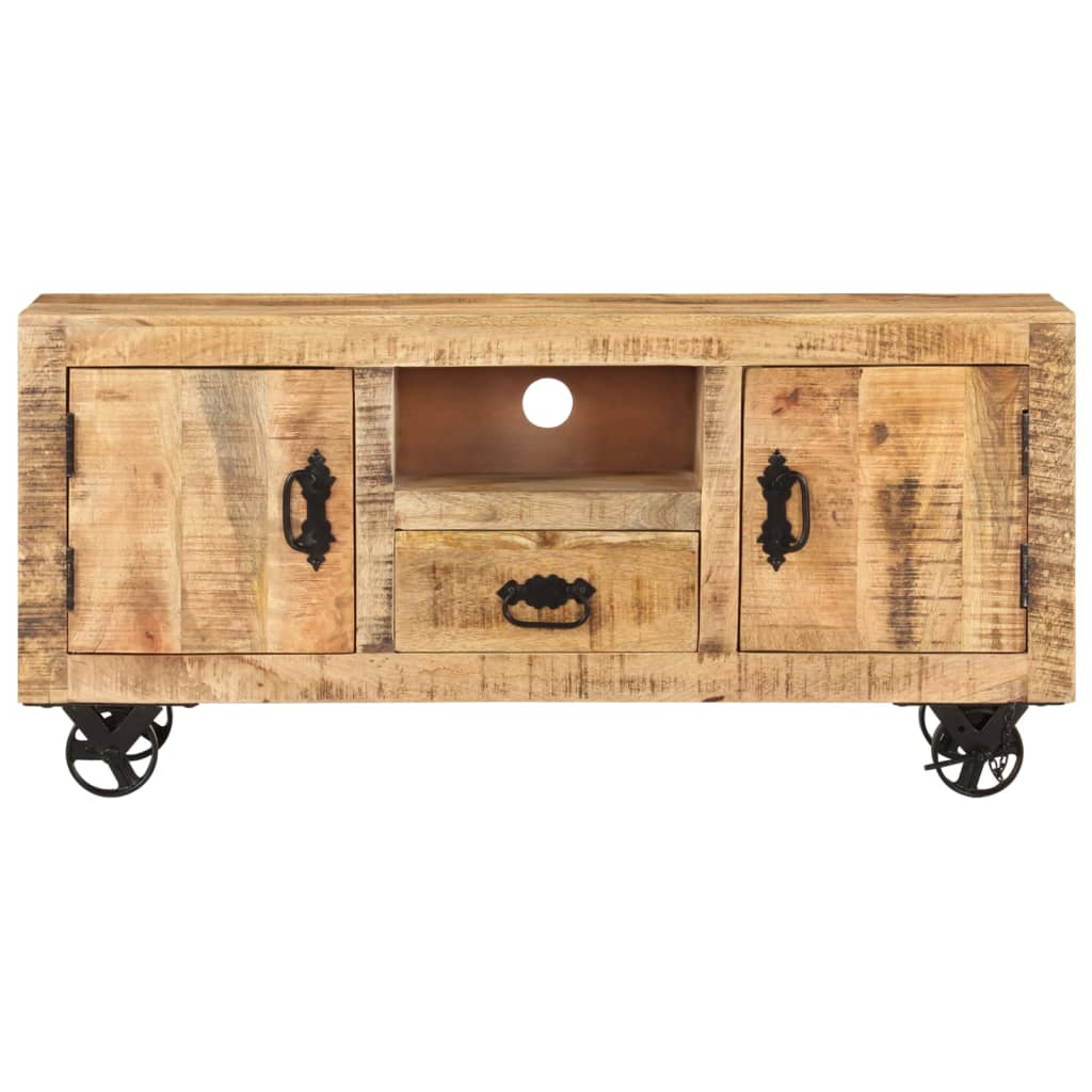 Tv-Meubel Ruw Mangohout 110 x 30 x 50 cm massief mangohout