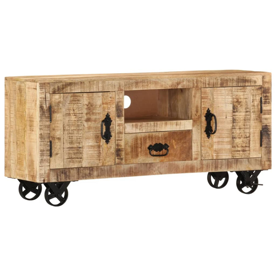 Tv-Meubel Ruw Mangohout 110 x 30 x 50 cm massief mangohout