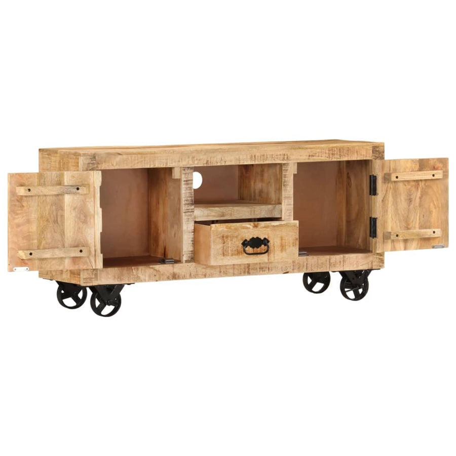 Tv-Meubel Ruw Mangohout 110 x 30 x 50 cm massief mangohout