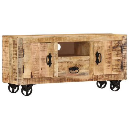Tv-Meubel Ruw Mangohout 110 x 30 x 50 cm massief mangohout
